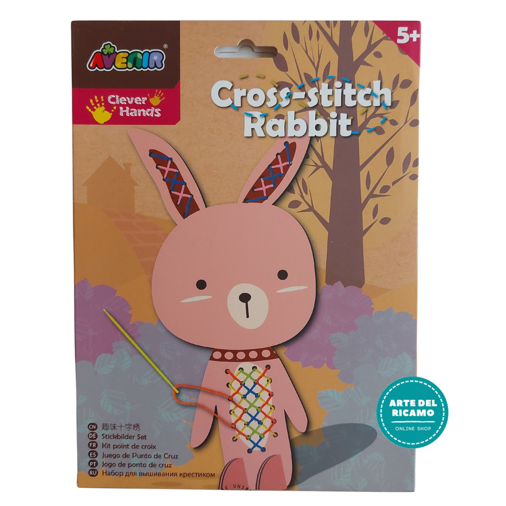 Embroidery Kit for Kids - Cross Stitch Rabbit